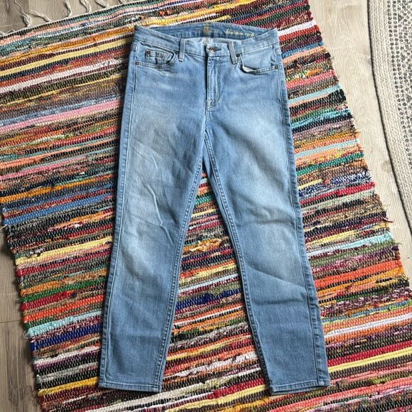 7 for all mankind Skinny Ankle cropped Jeans Size 29 - Picture 3 of 9